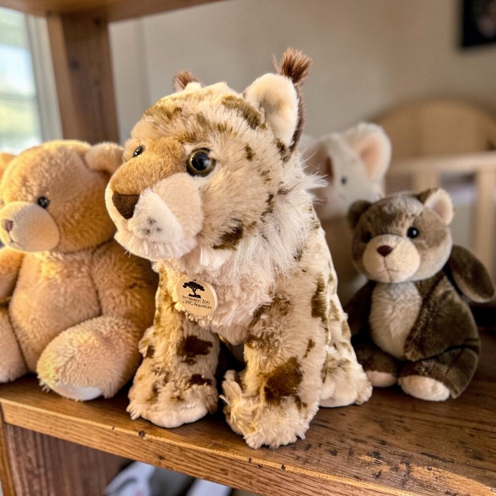 Wild Republic x Pittsburgh Zoo Souvenir Lynx Stuffed Animal Plush Kid's Toy